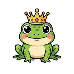 Frog Prince sticker